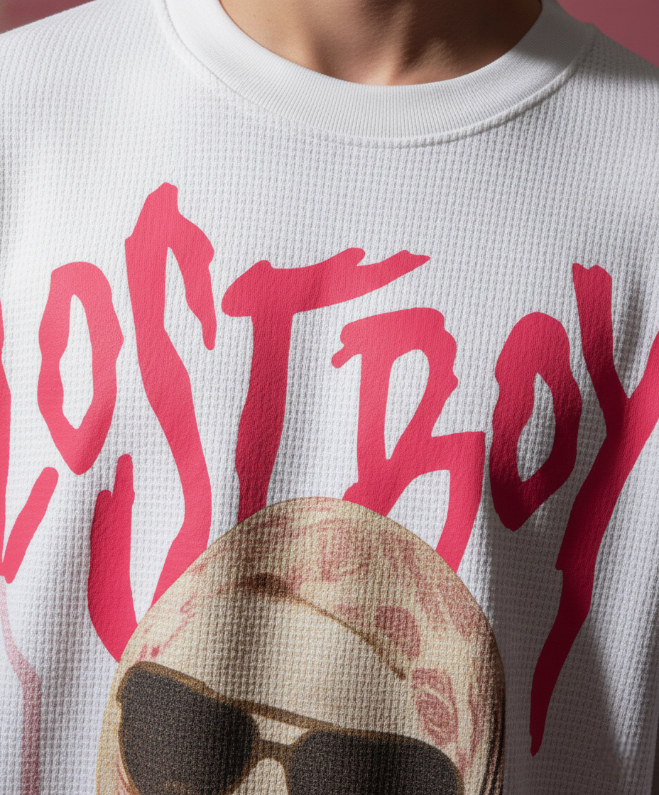 LostBoy : Waflenit Oversized Full-sleeve T-shirt