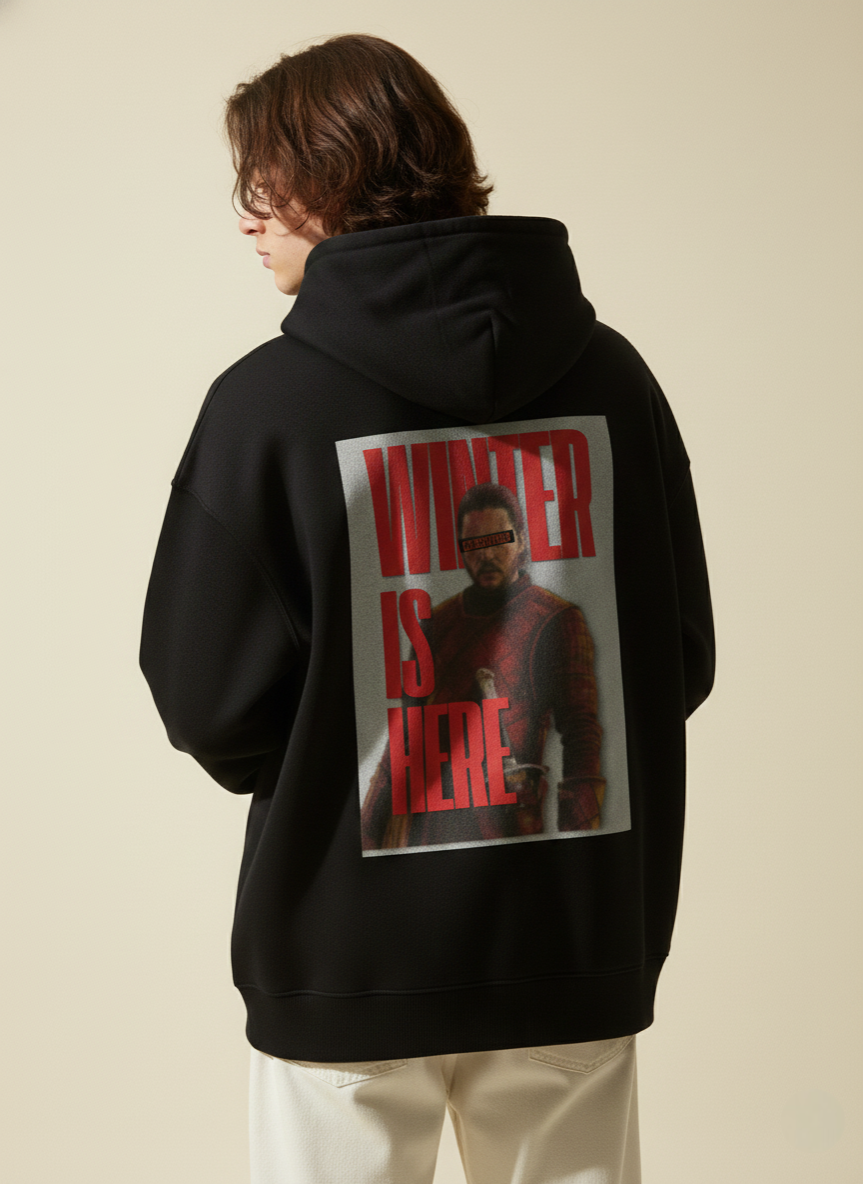 GOT : WINTER IS HERE korean oversized hoodie