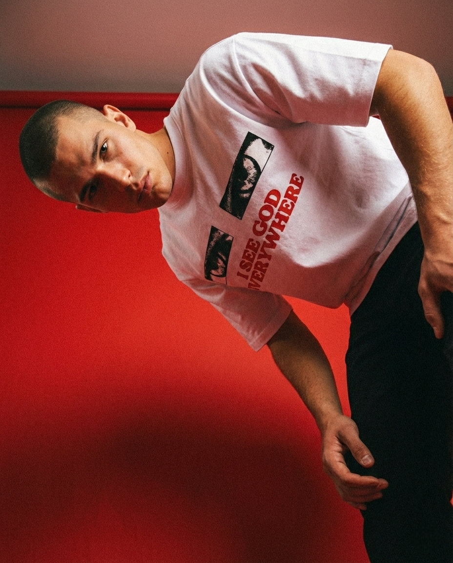 I SEE GOD EVERYWHERE : OVERSIZED T SHIRT