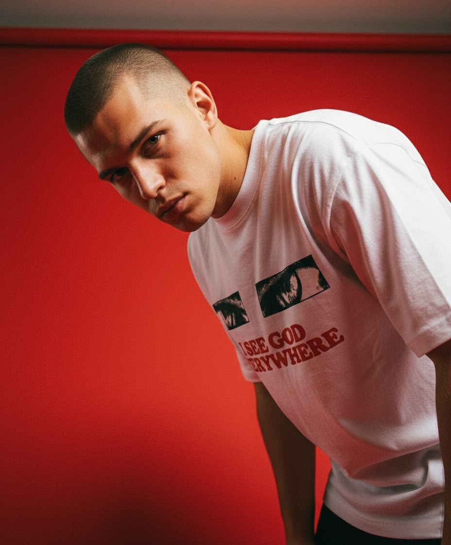 I SEE GOD EVERYWHERE : OVERSIZED T SHIRT