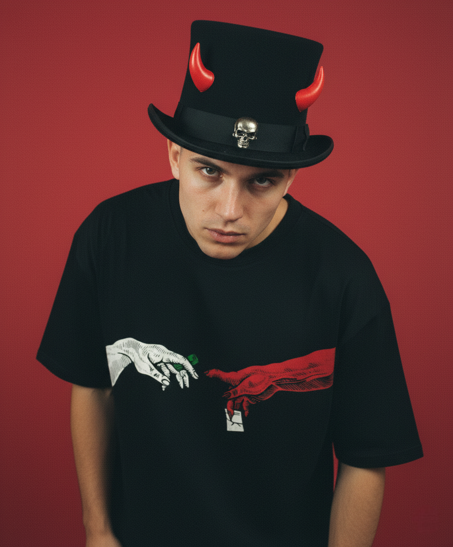 GOOD vs EVIL :OVERSIZED T-SHIRT