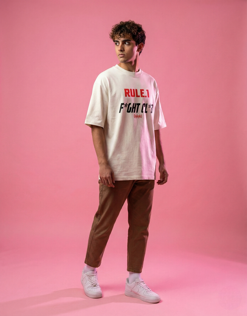 FIGHT CLUB men oversized t shirt
