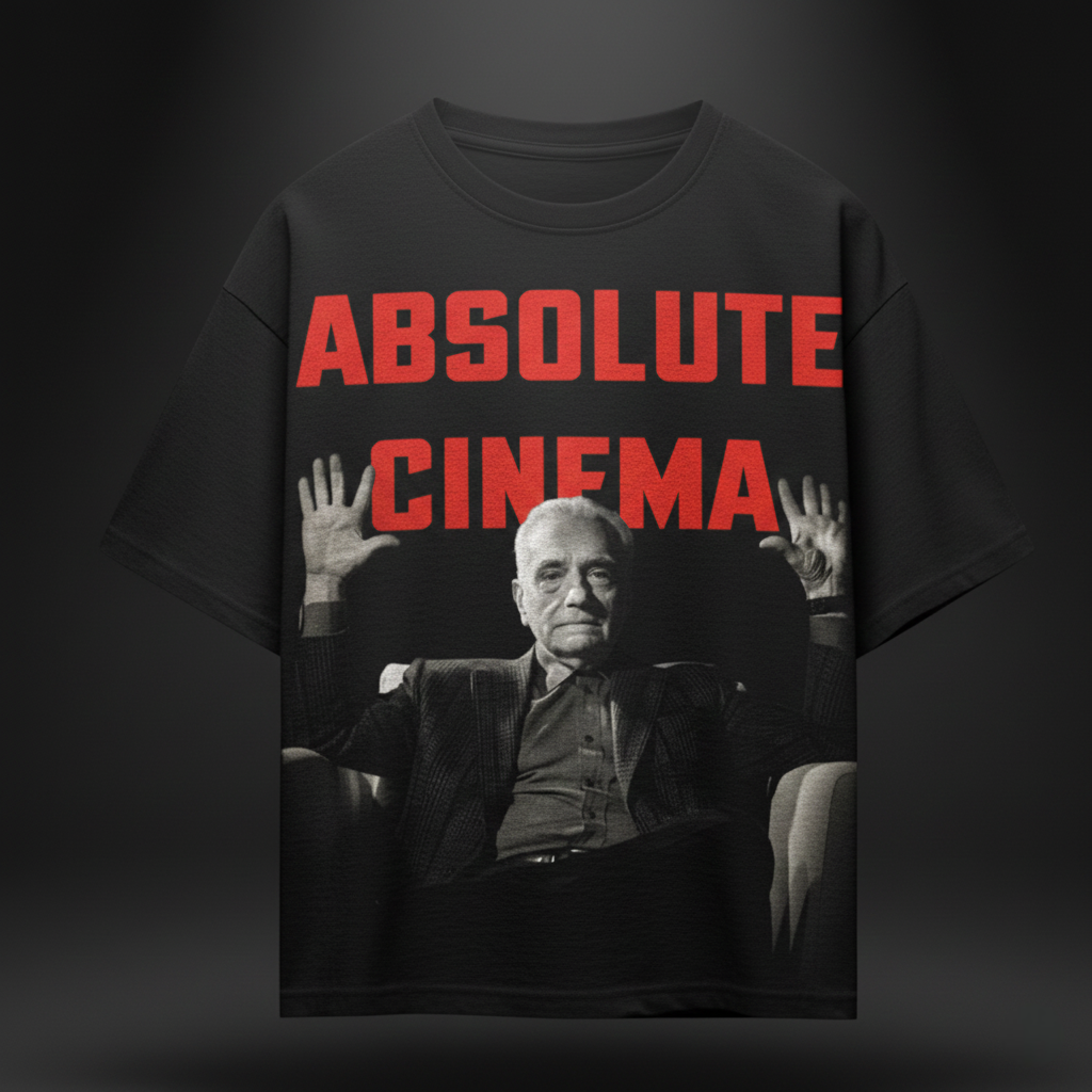 ABSOLUTE CINEMA : Martin Scorsese Oversized T-shirt