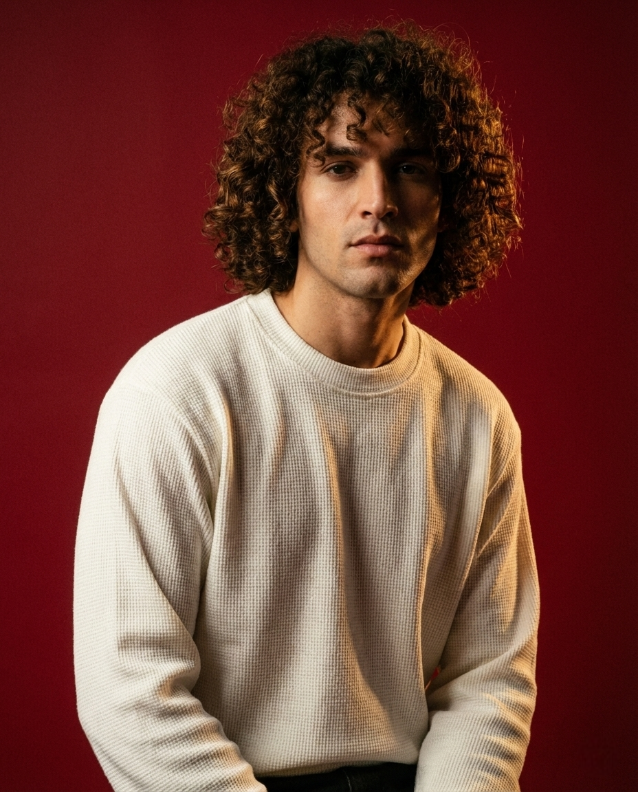 WAFLE NIT FULL SLEVE T-SHIRT