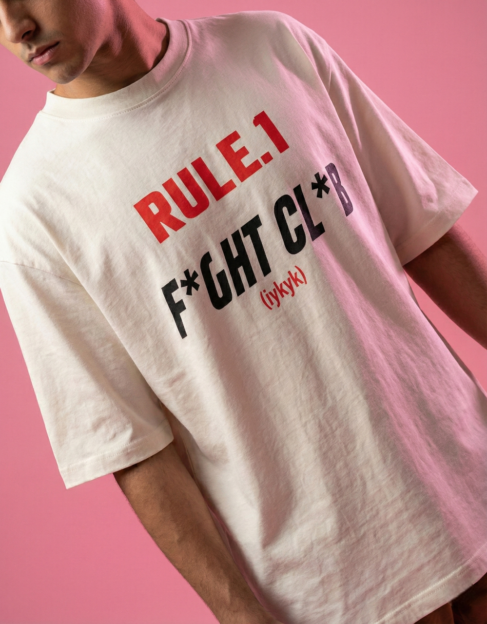 FIGHT CLUB men oversized t shirt