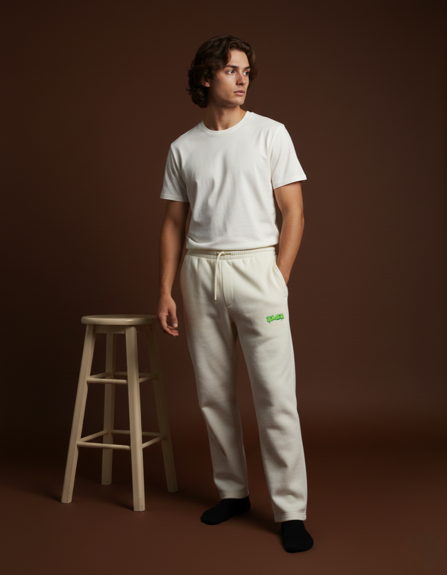 Unisex off white Sweatpants