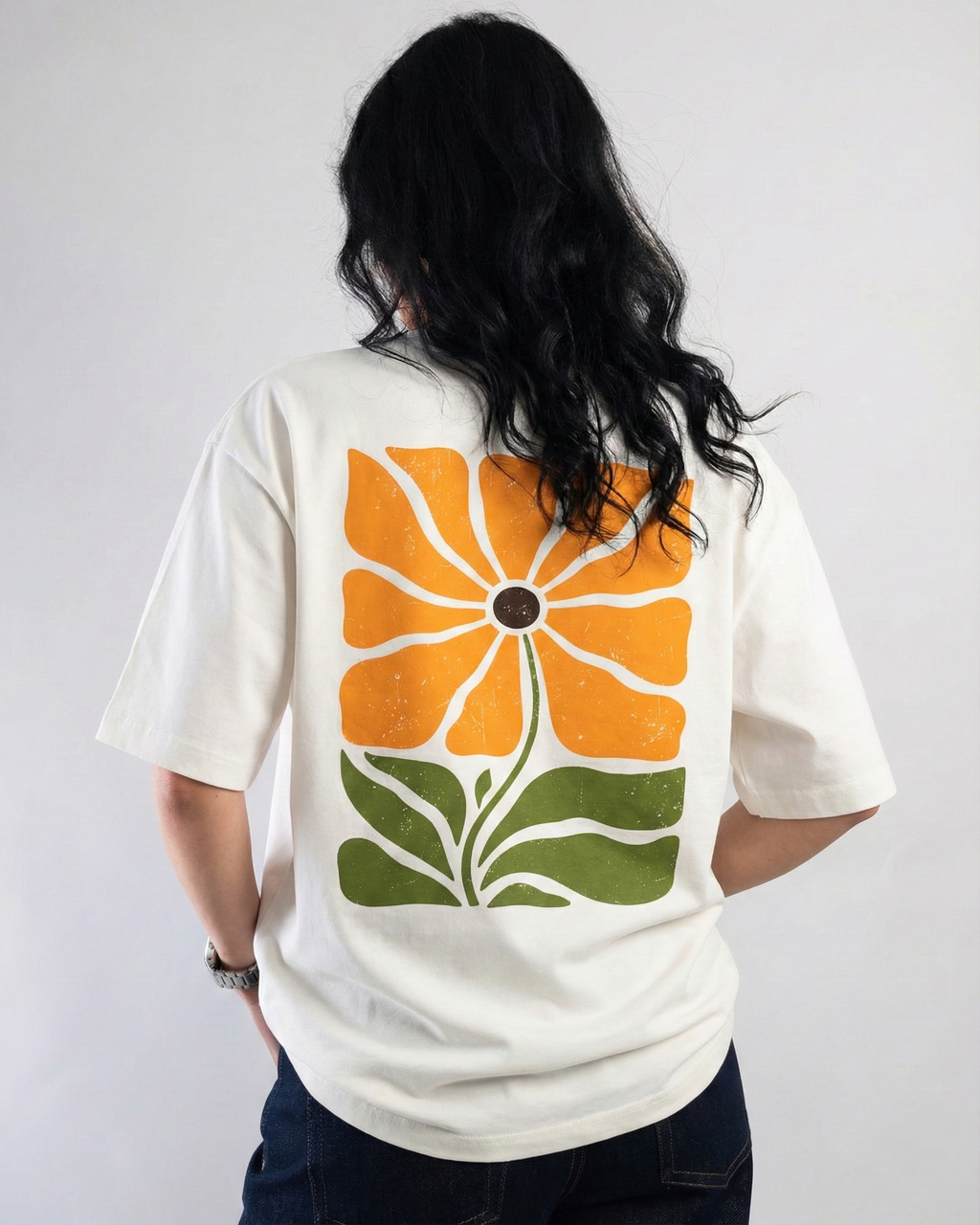 GROW IN SILENCE : oversized tee