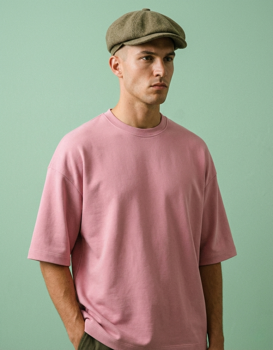 Men's Flamingo Terry Oversized Tee