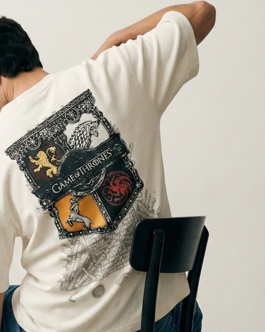 GAME OF THRONES : OVERSIZED TEE