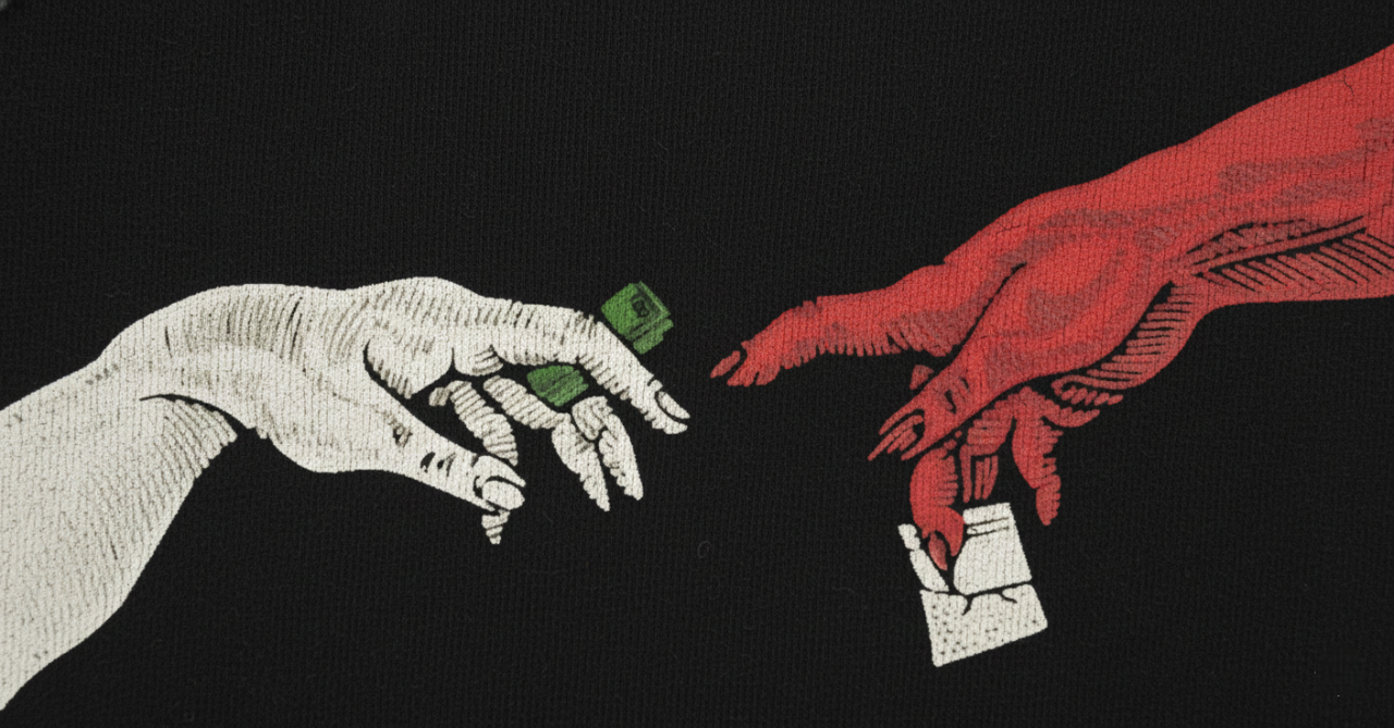 GOOD vs EVIL :OVERSIZED T-SHIRT