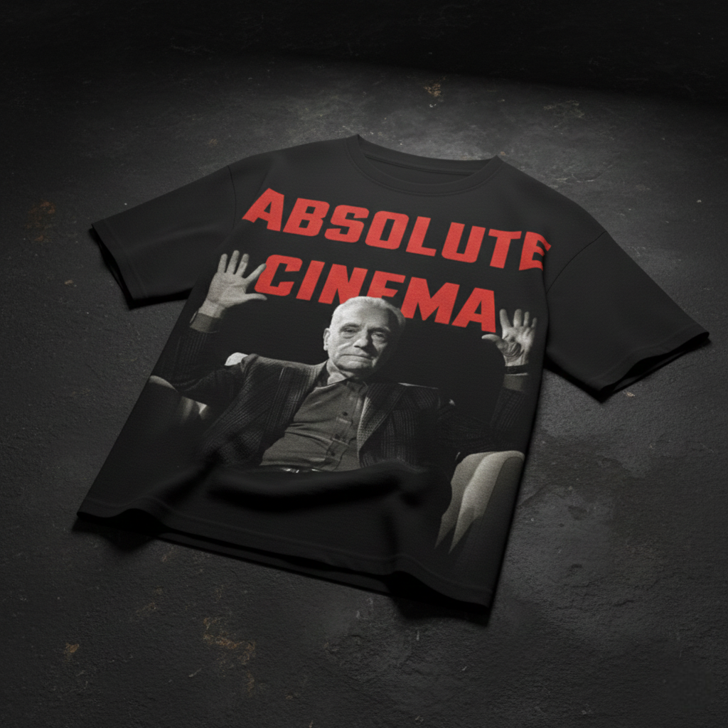 ABSOLUTE CINEMA : Martin Scorsese Oversized T-shirt