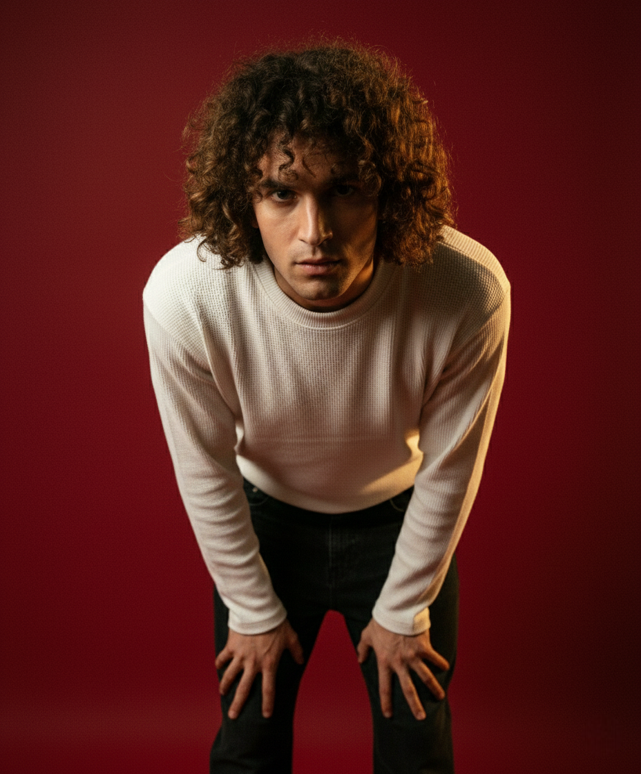 WAFLE NIT FULL SLEVE T-SHIRT