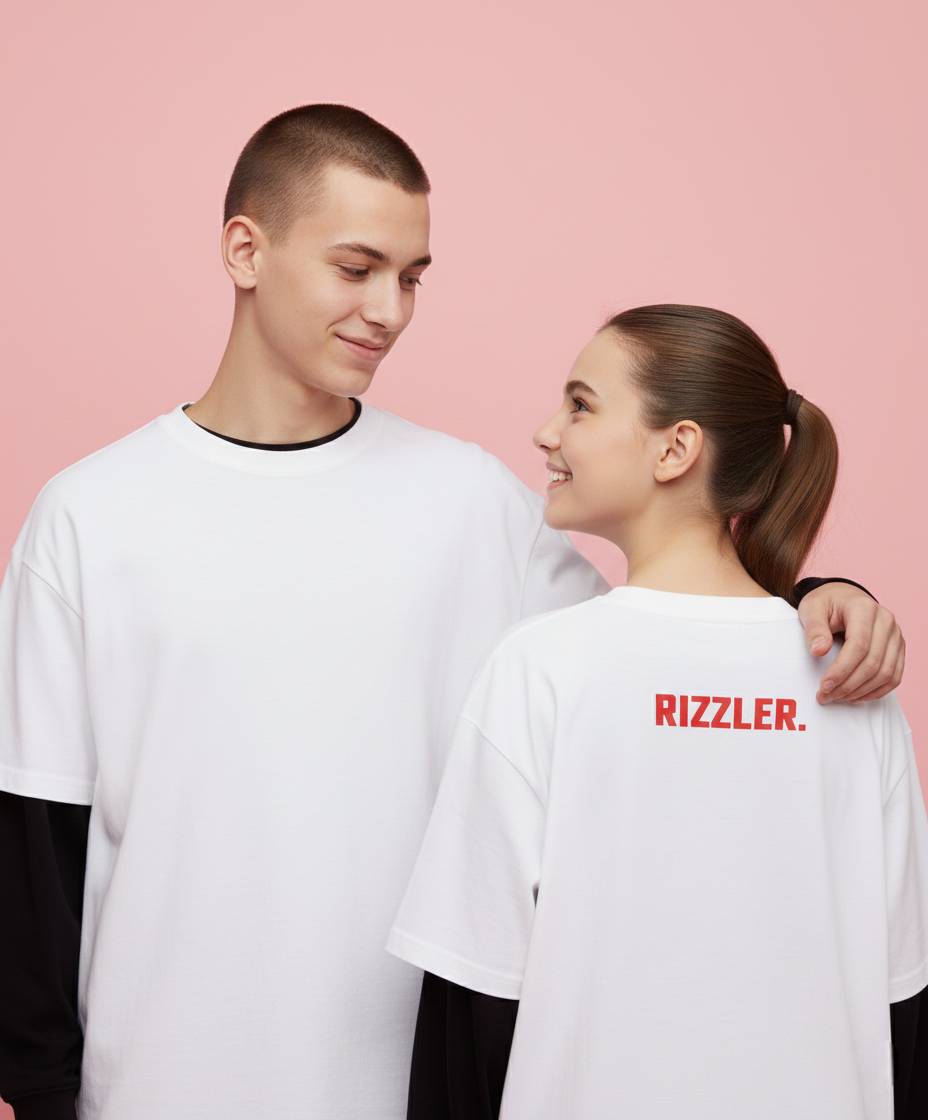 Unisex Oversized attached sleeve tee