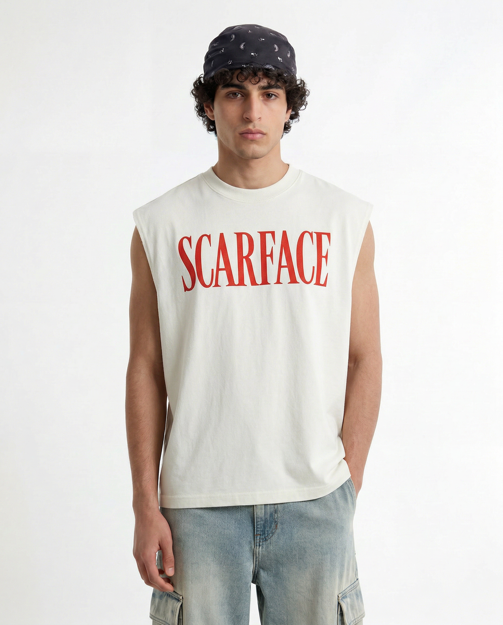 SCARFACE  : OVERSIZED TANK TOP