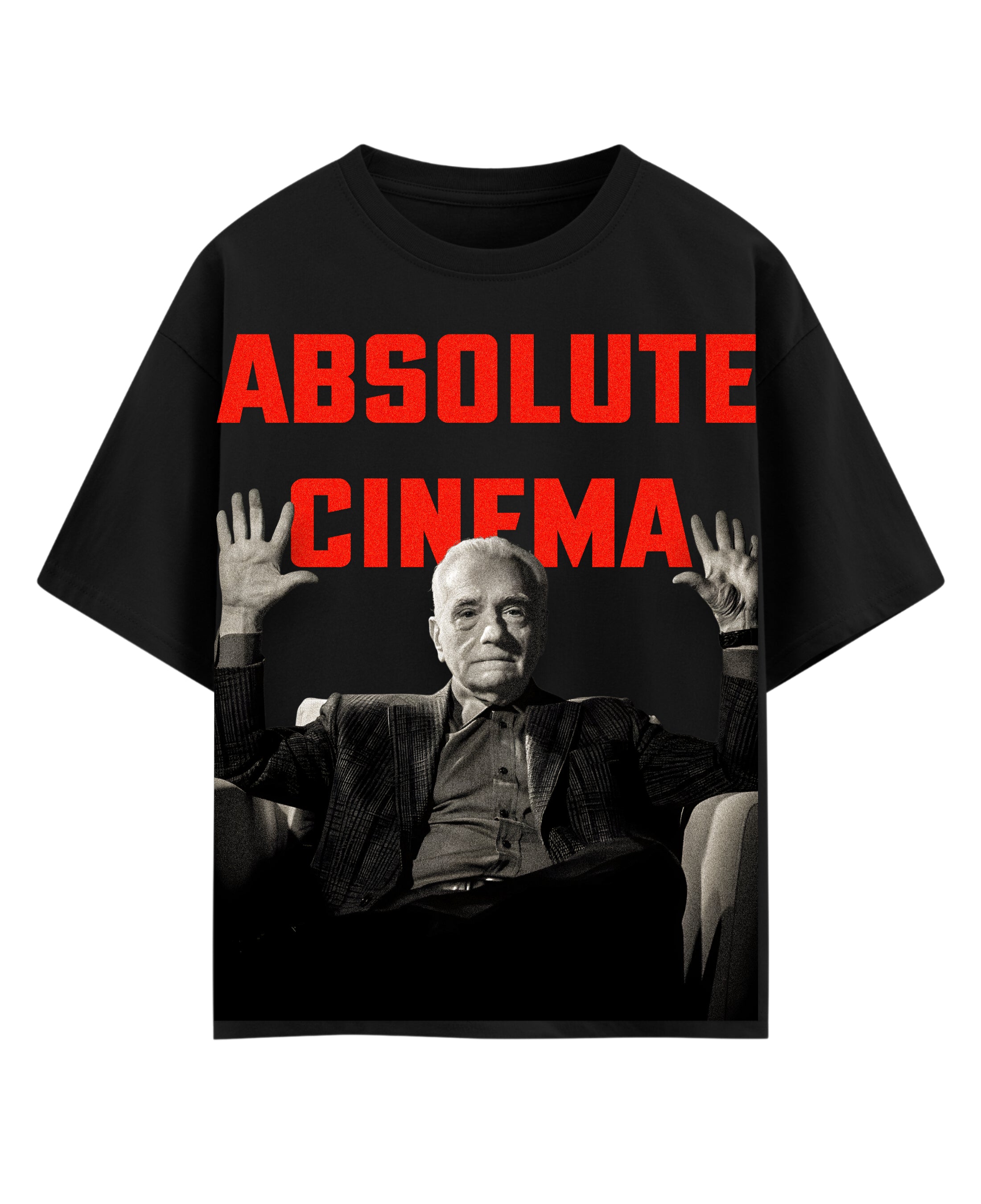 Black Oversized T-shirt Front Design