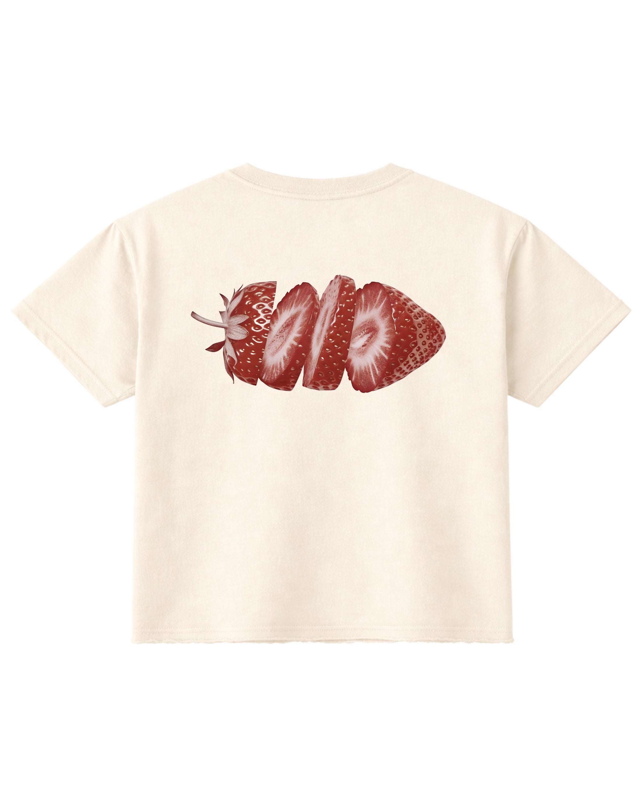 Off White Boxy Fit T-shirt Back Design