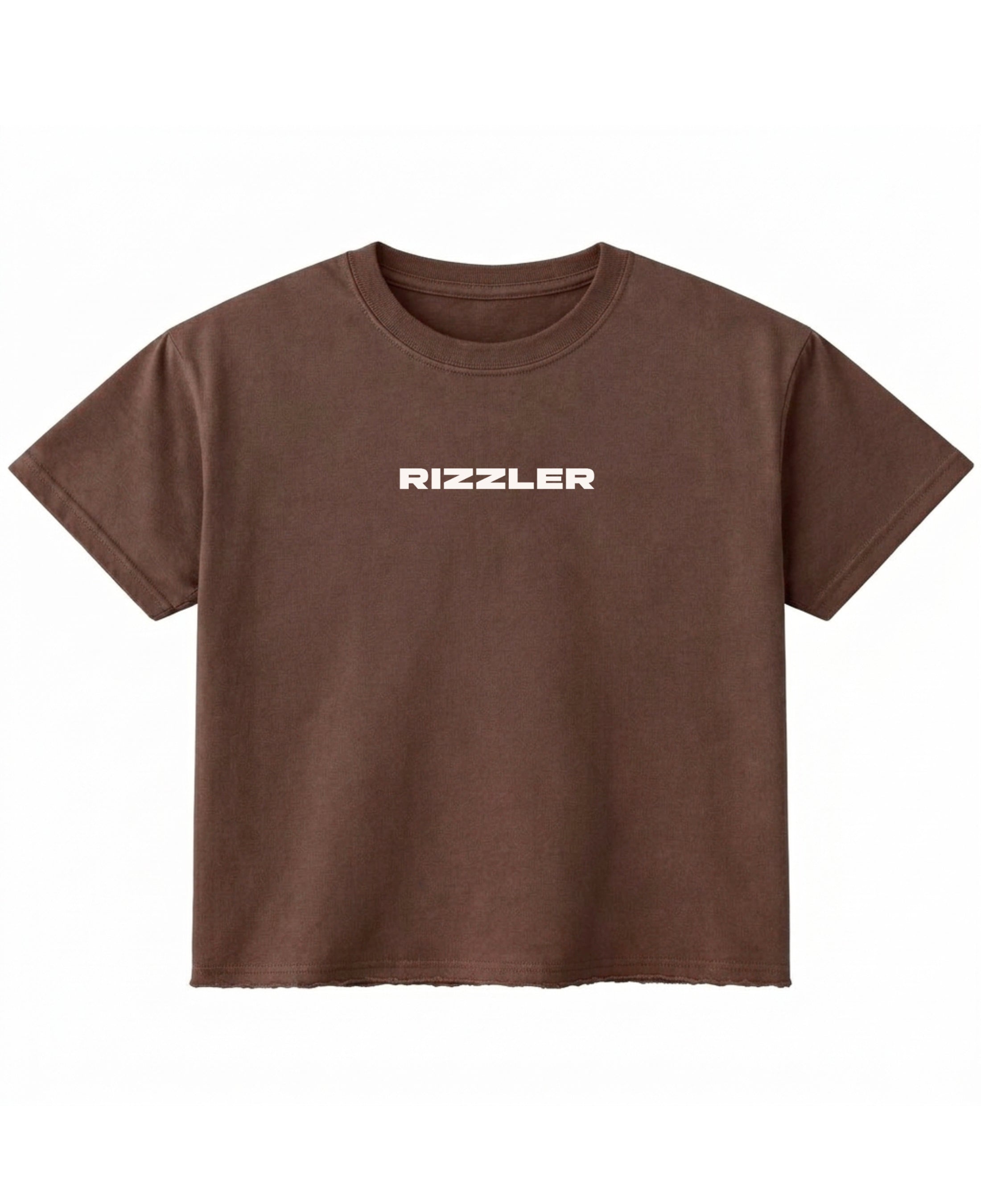 Brown Boxy Fit T-shirt Front Design