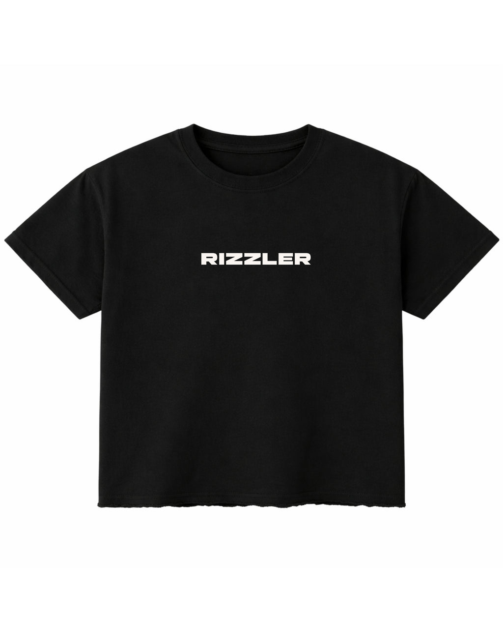 Black Boxy Fit T-shirt Front Design