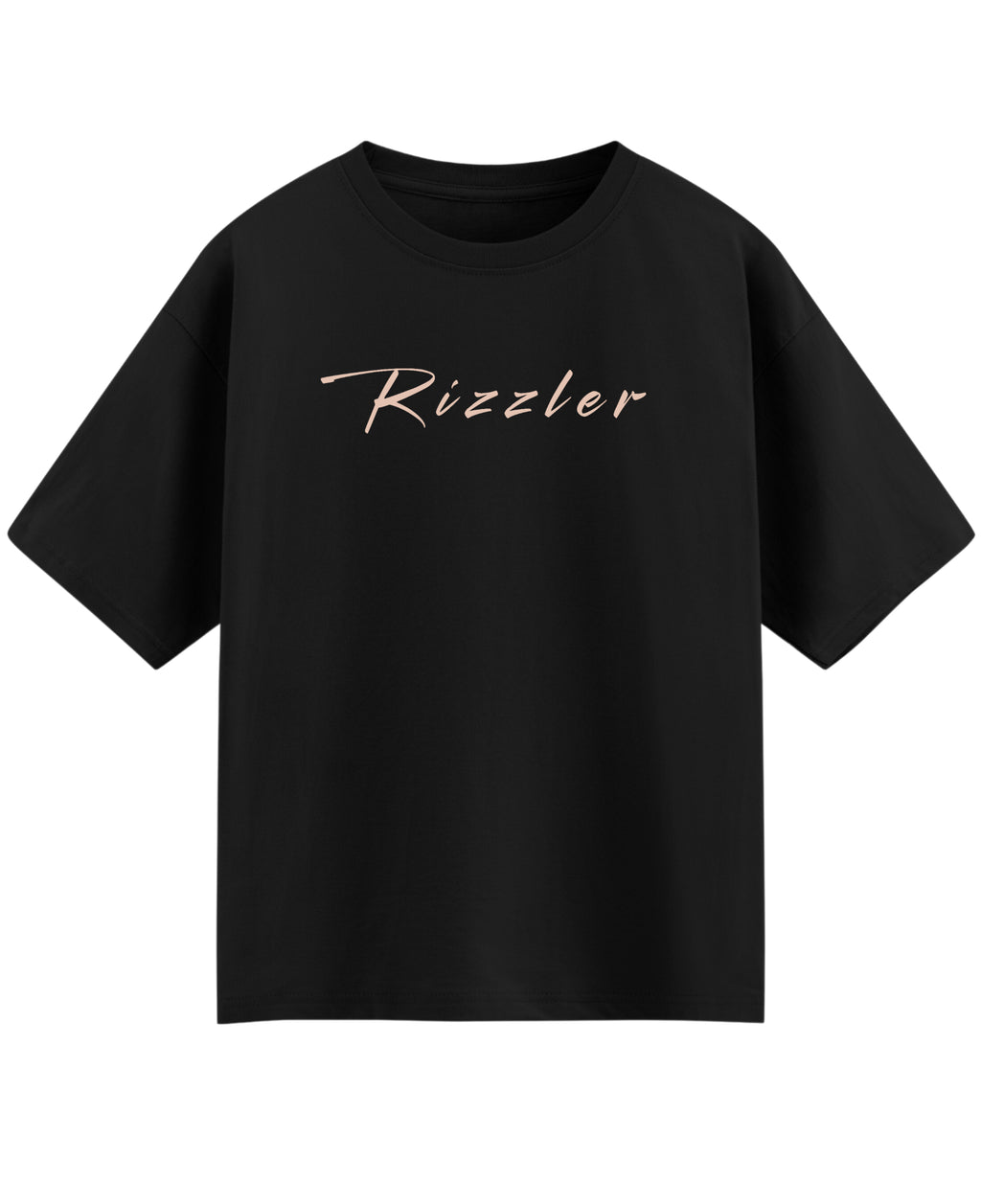 Black Oversized T-shirt Front Design